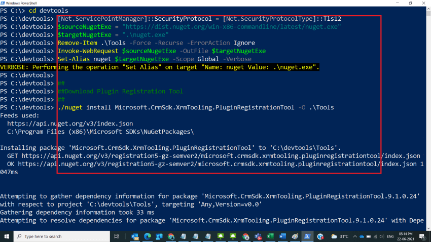 Download Dynamics CRM Tools Using PowerShell